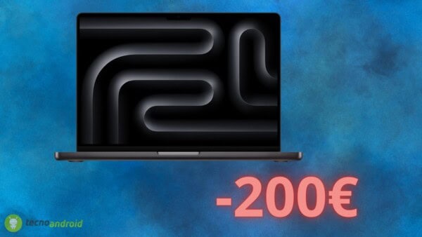 Apple MacBook Pro con M3 Pro: sconto di 200€ su Amazon