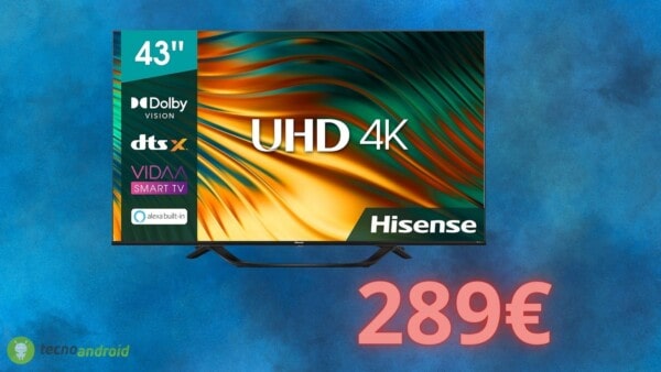 Smart TV HISENSE da 43 pollici a meno di 300€: ERRORE di PREZZO di Amazon