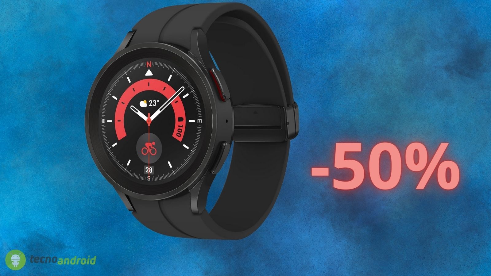 Samsung Galaxy Watch5 Pro: prezzo RIDICOLO su AMAZON (-50%)