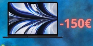 Apple MacBook Air: sconto PAZZESCO di 150€ su AMAZON