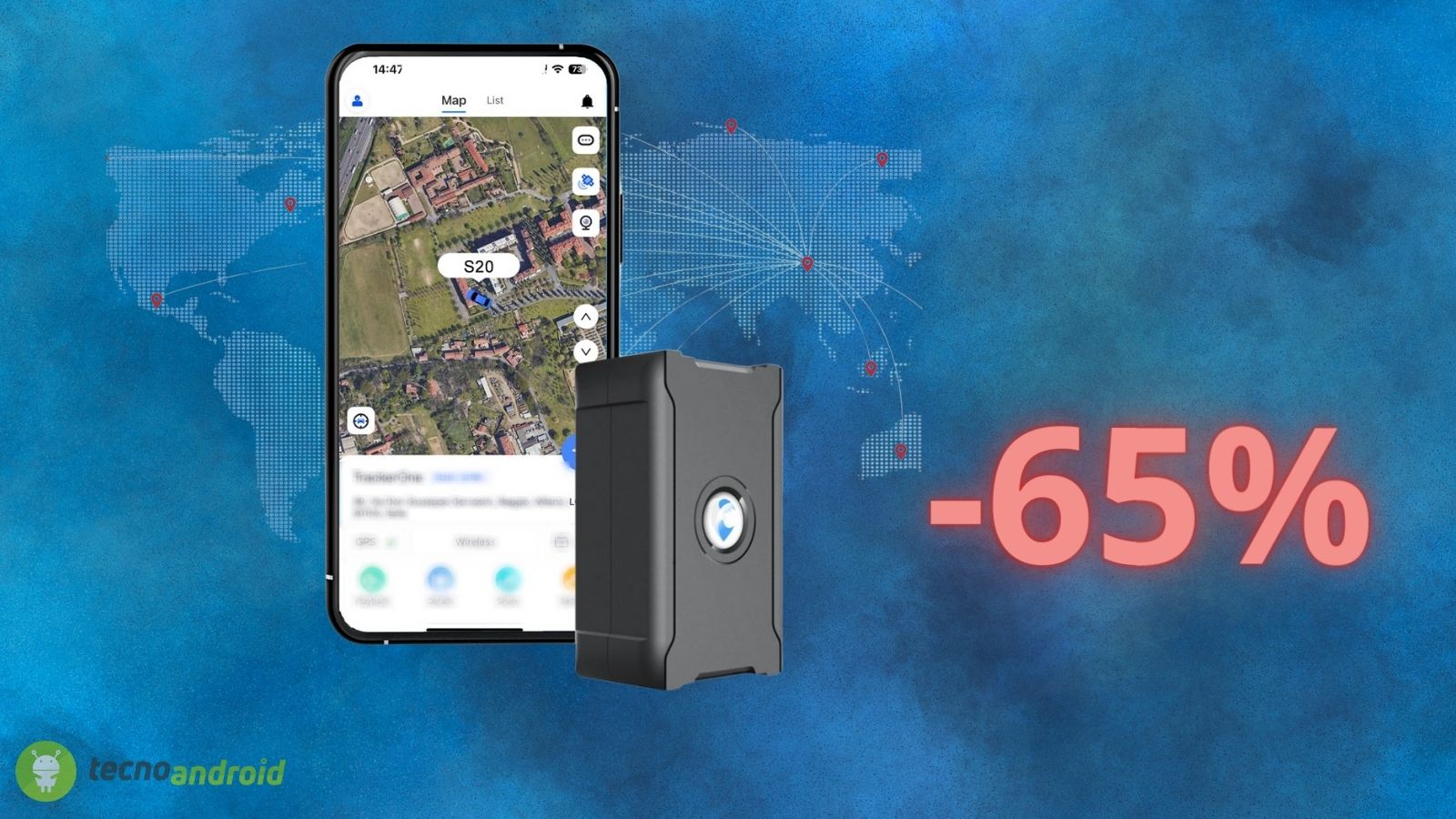 Antifurto GPS per auto: prezzo di 6€ con doppio COUPON su AMAZON