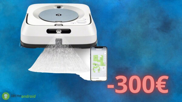 Robot aspirapolvere IROBOT scontato di 300€ su AMAZON