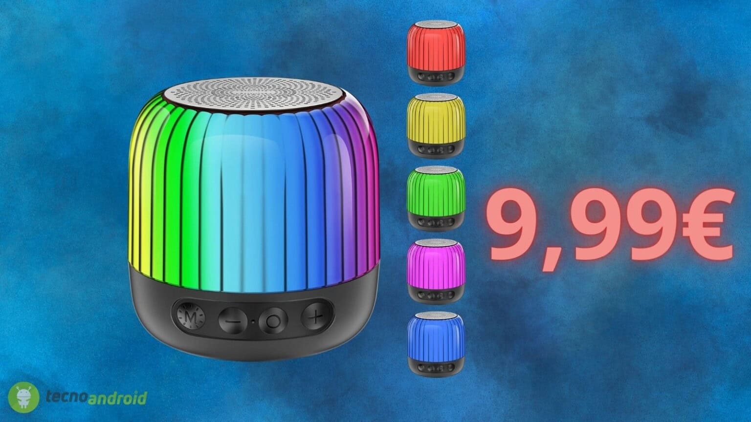Luce notturna con ALTOPARLANTE bluetooth: costa meno di 10€ su AMAZON