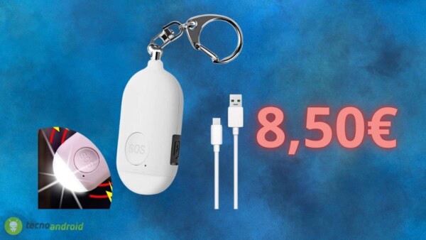 Allarme personale a 8€ con sirena e luce integrata: sarete sempre al SICURO