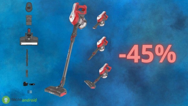 Scopa elettrica SENZA FILI Hoover H-Free scontata del 45% su AMAZON