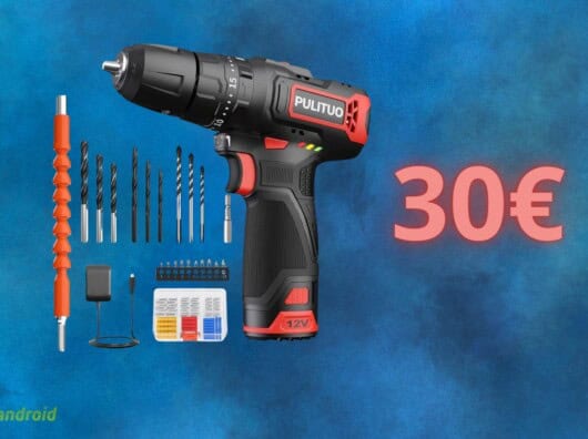 Trapano avvitatore a 30€ su AMAZON: sconto del 40%