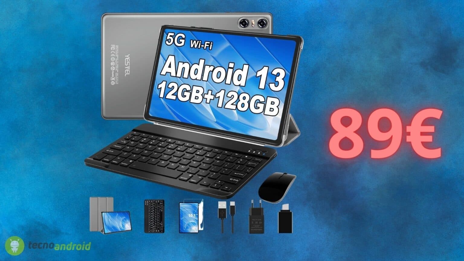 Tablet ANDROID a 90€: prezzo IMPAZZITO su Amazon