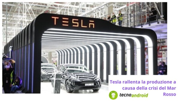 La crisi del Mar Rosso rallenta la produzione della Tesla