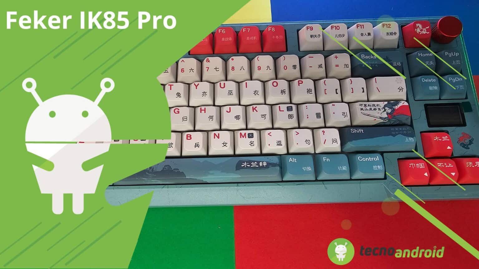 Recensione Feker IK85 Pro: tastiera meccanica con display