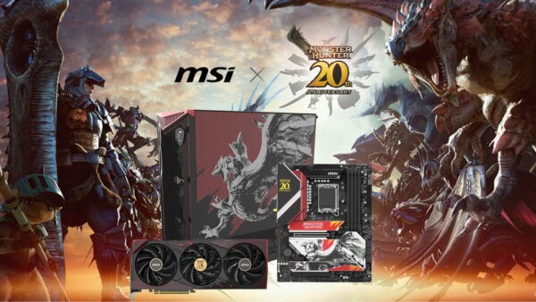 MSI ha avviato una partnership con Monster Hunter per il suo ventesimo anniversario
