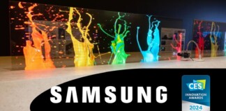 Samsung ha presentato, al CES 2024, un display MicroLED trasparente