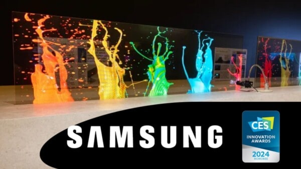 Samsung ha presentato, al CES 2024, un display MicroLED trasparente