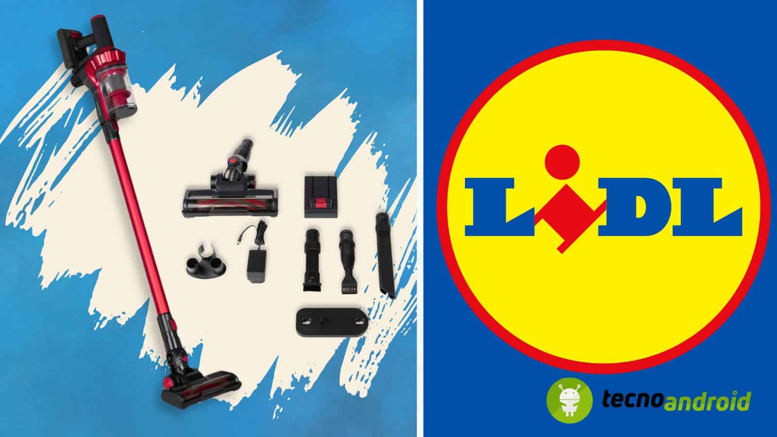 LIDL Aspirapolvere senza fili in stile Dyson in OFFERTISSIMA