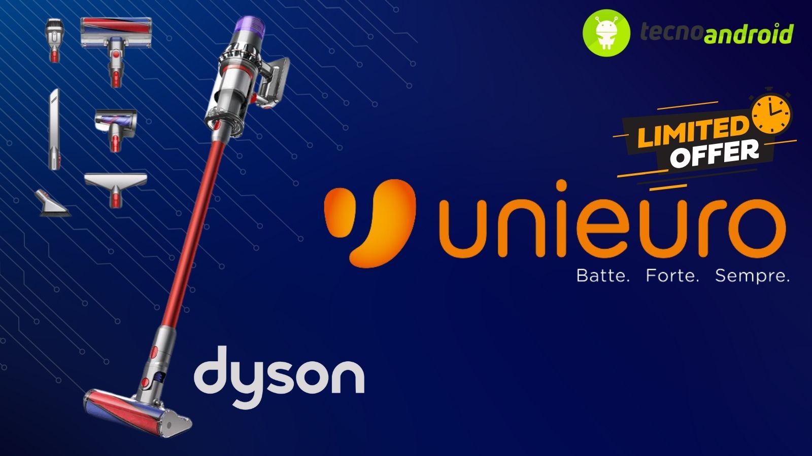 Offerta Unieuro: Dyson V11 Fluffy in SCONTO con ribasso di 200€