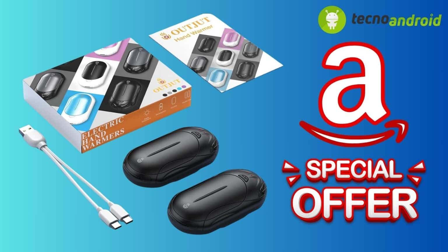 Mai più mani fredde con lo Scaldamani Elettrico in offerta su Amazon
