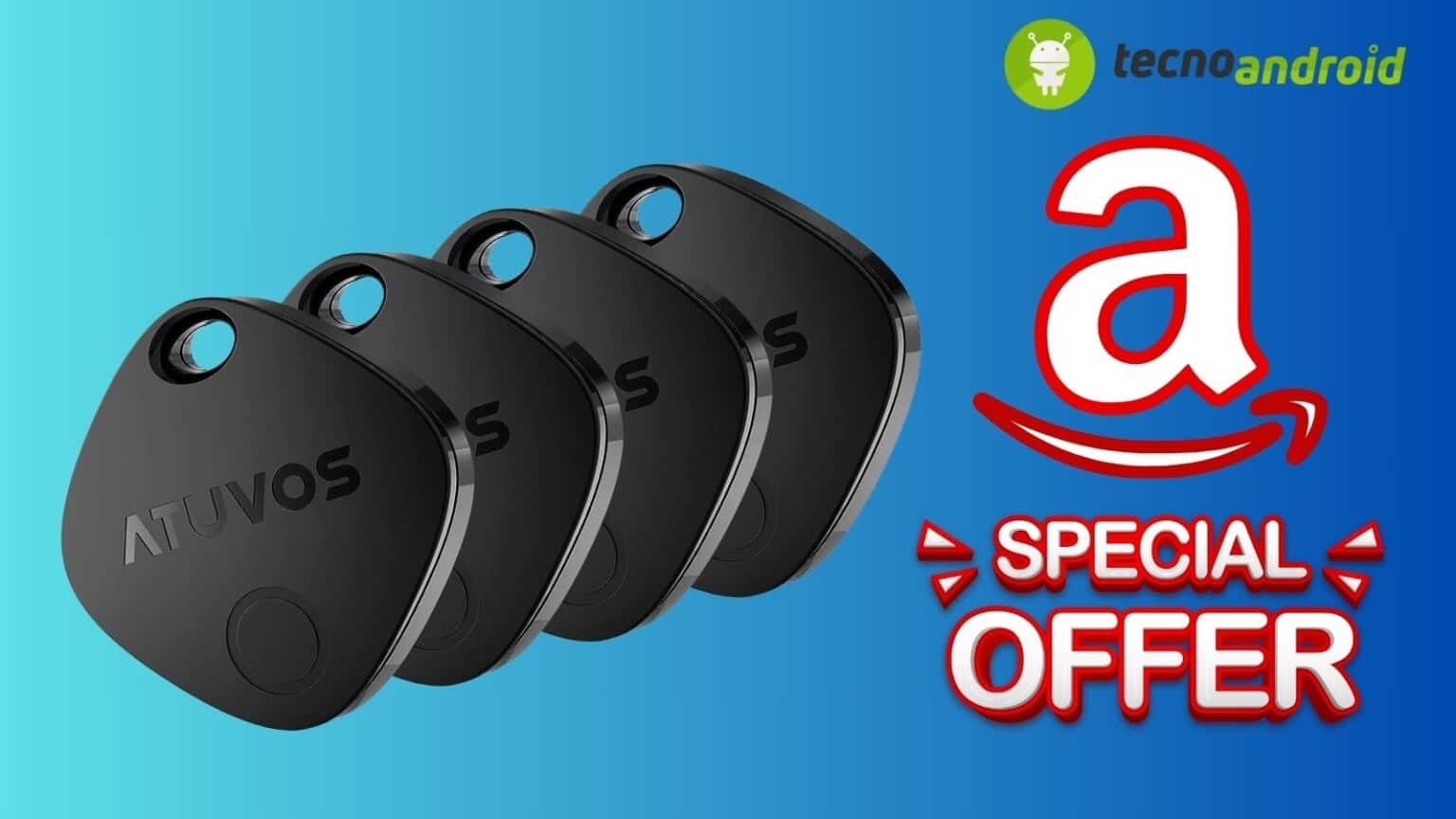 ATUVOS Smart Tag Tracker in super promozione su Amazon