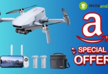 Applica il coupon e avrai il Drone con telecamera su Amazon in Sconto