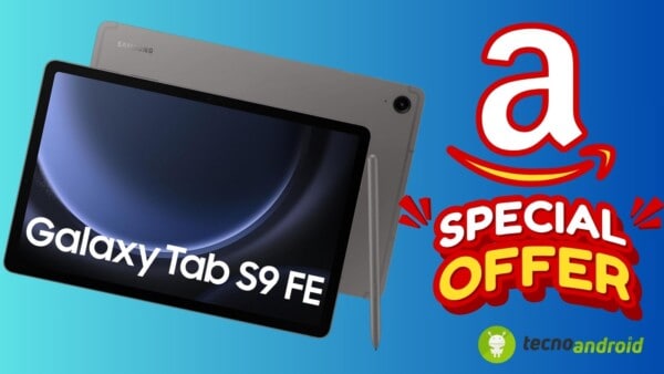 Samsung Galaxy Tab S9 FE con sconto di quasi 150€ su Amazon