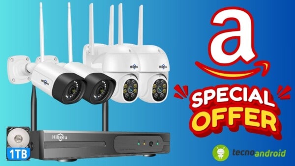 Kit per Videosorveglianza con SCONTO superiore ai 100€ su Amazon