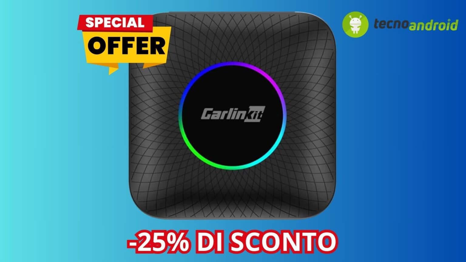 Carlinkit Tbox Max Android al 25% di sconto usando questo Coupon