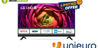 Offerta Esclusiva su Unieuro: TV LG UHD 43 Pollici a 349 Euro