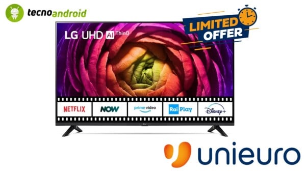 Offerta Esclusiva su Unieuro: TV LG UHD 43 Pollici a 349 Euro