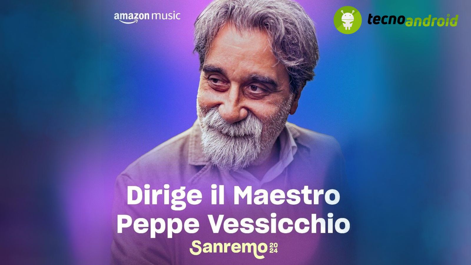 Il ritorno di Peppe Vessicchio con Amazon Music a Sanremo 2024
