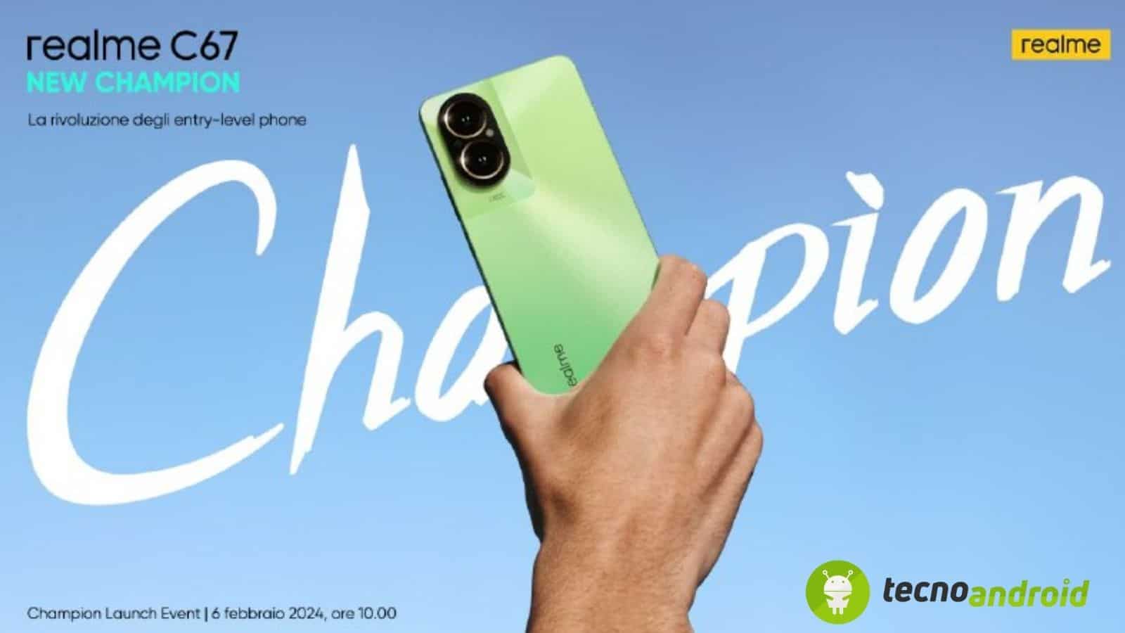Realme C67: l’arrivo del nuovo modello con fotocamera potenziata