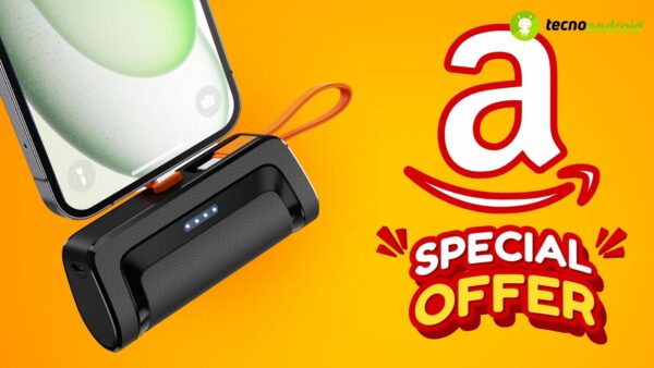Offerta: Mini Power Bank da 5000mAh a soli 15,99 euro su Amazon