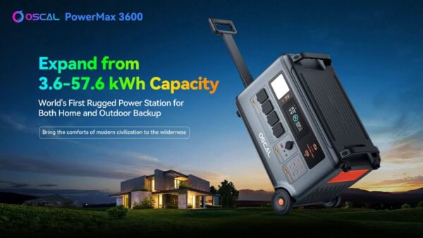 Oscal PowerMax 3600: la prima power station rugged portatile al mondo