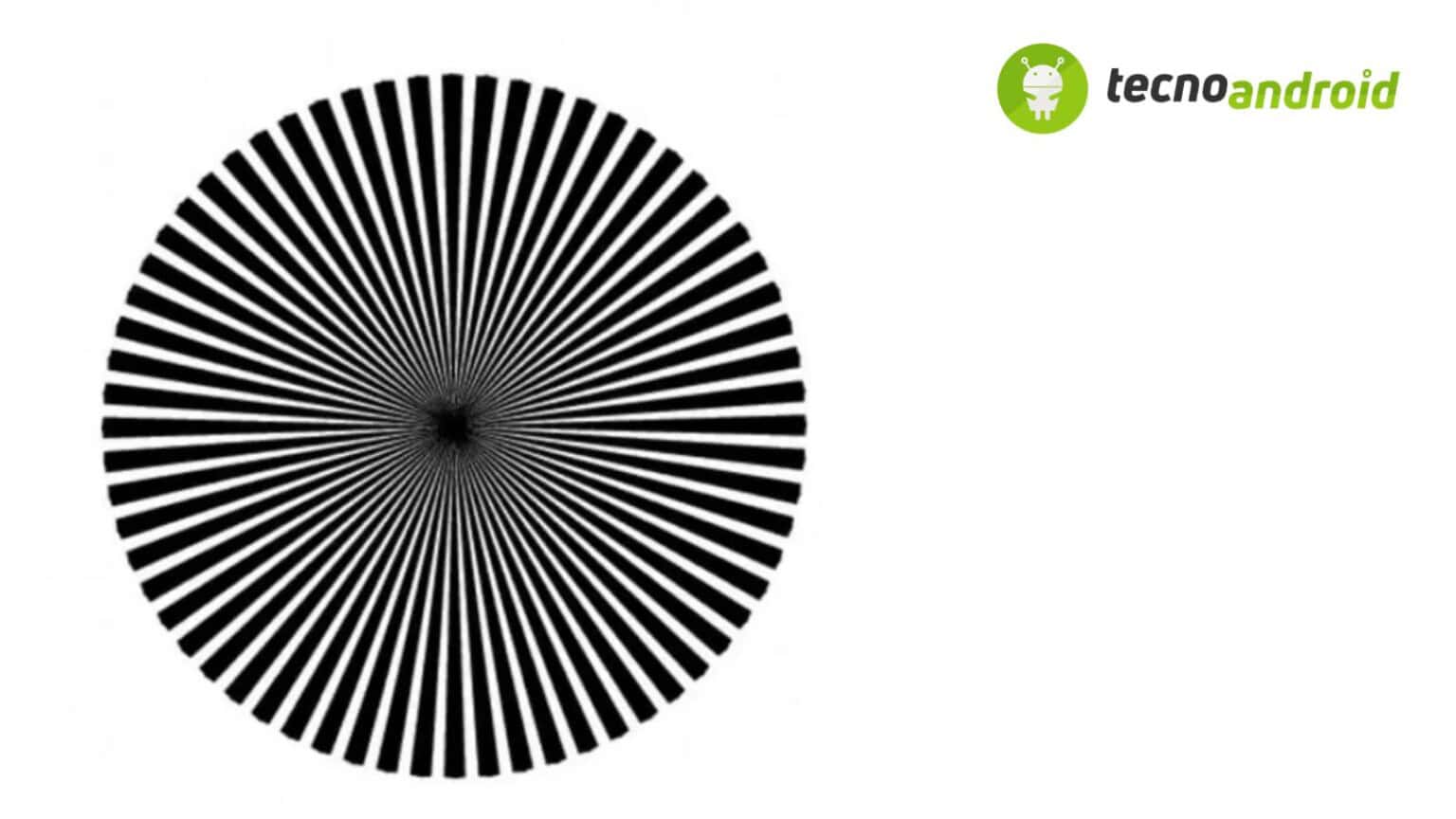Illusione ottica: riuscite a capire il colore al centro della figura?