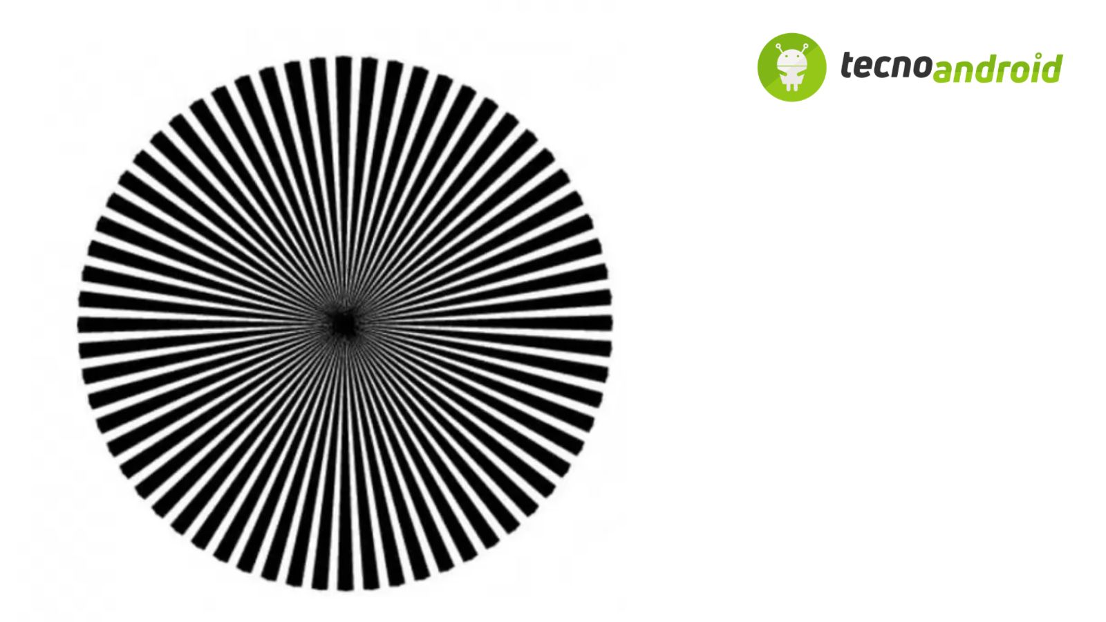 Illusione ottica: riuscite a capire il colore al centro della figura? 