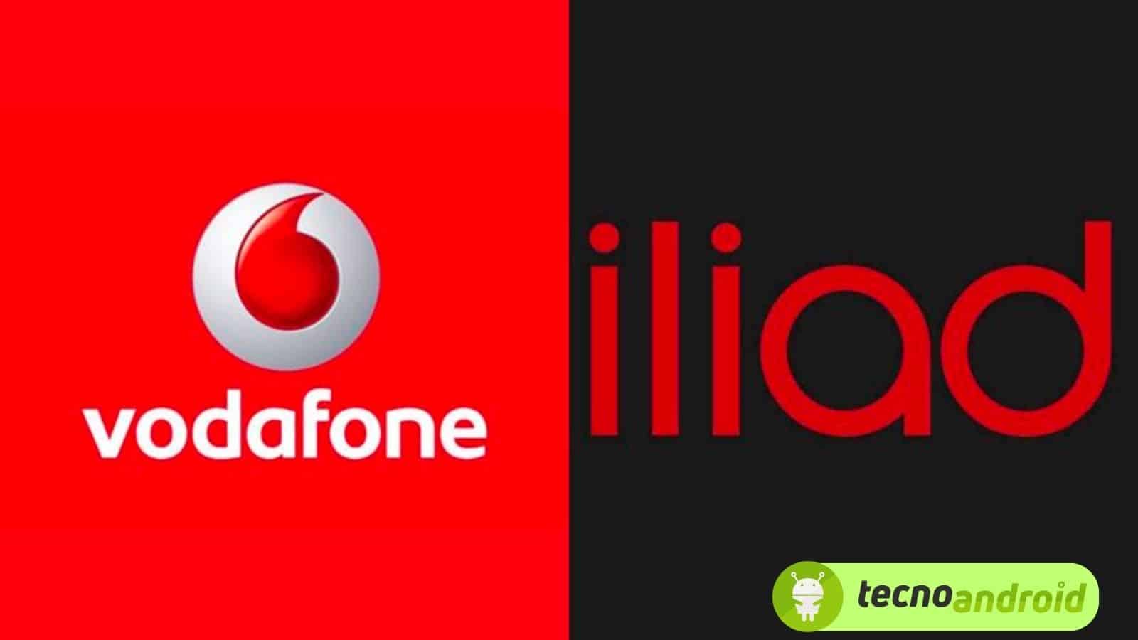 Vodafone e Iliad: adeguamento per i GB in roaming per l’Europa