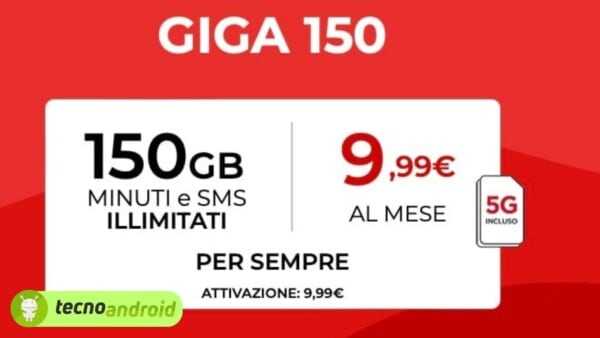 Iliad: torna disponibile Giga 150 ad un prezzo SUPER