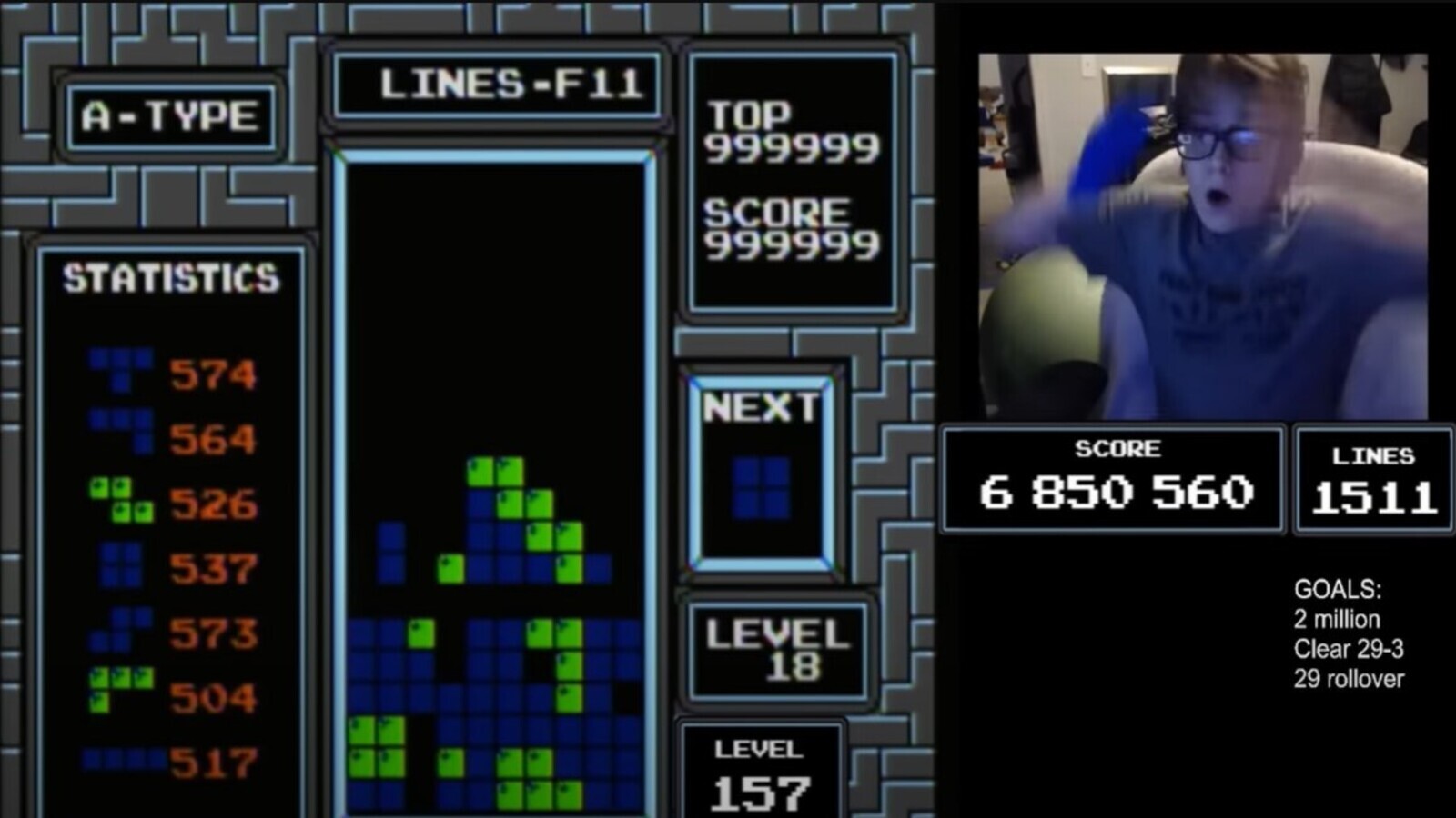 undicenne è l'unico al mondo a finire il gioco per la prima volta , tredicenne finisce tetris