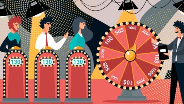 La ruota della fortuna della truffa di phishing
