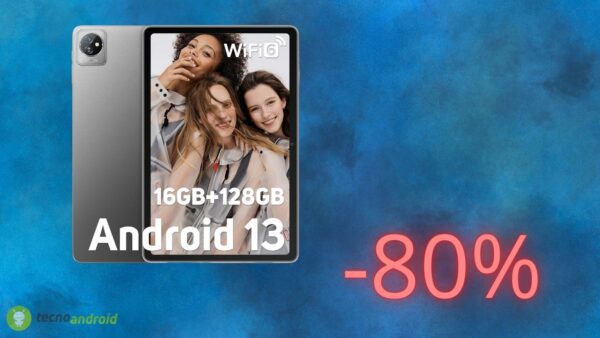 Tablet ANDROID scontato di 400€ (-80%) su AMAZON