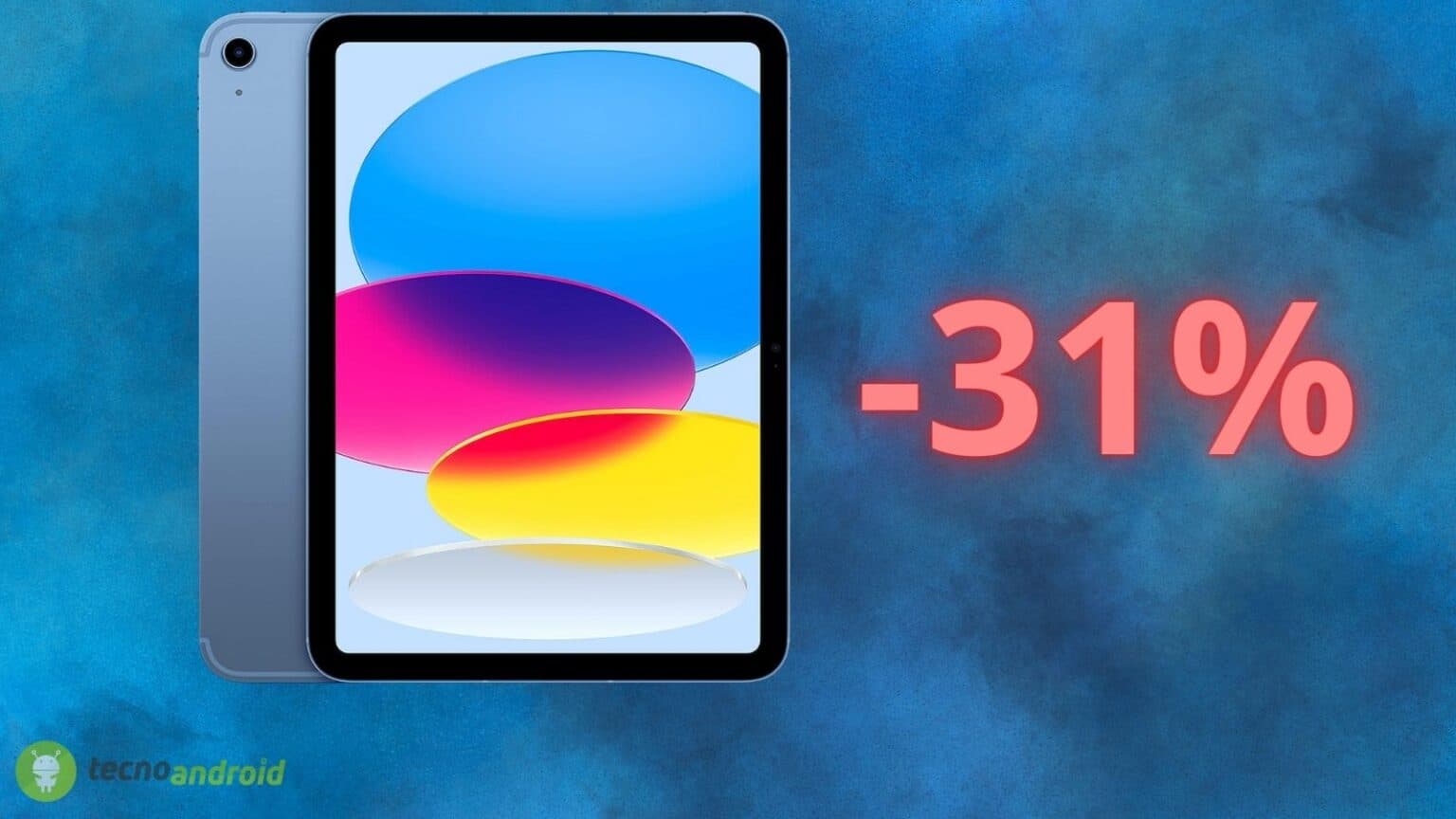Apple IPAD: AMAZON lo sconta del 31% solo oggi