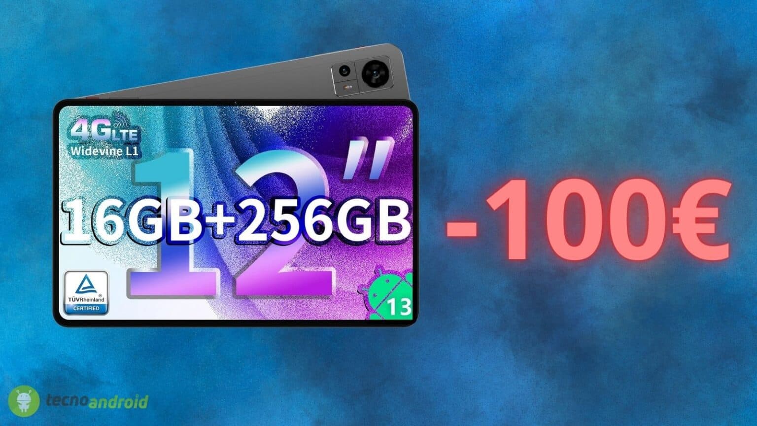 Tablet ANDROID scontato di 100€ con COUPON su AMAZON: ecco il link