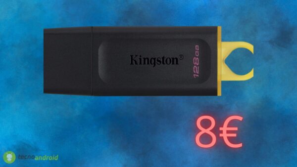 Chiavetta USB Kingston a 8€: ecco lo sconto del 55%
