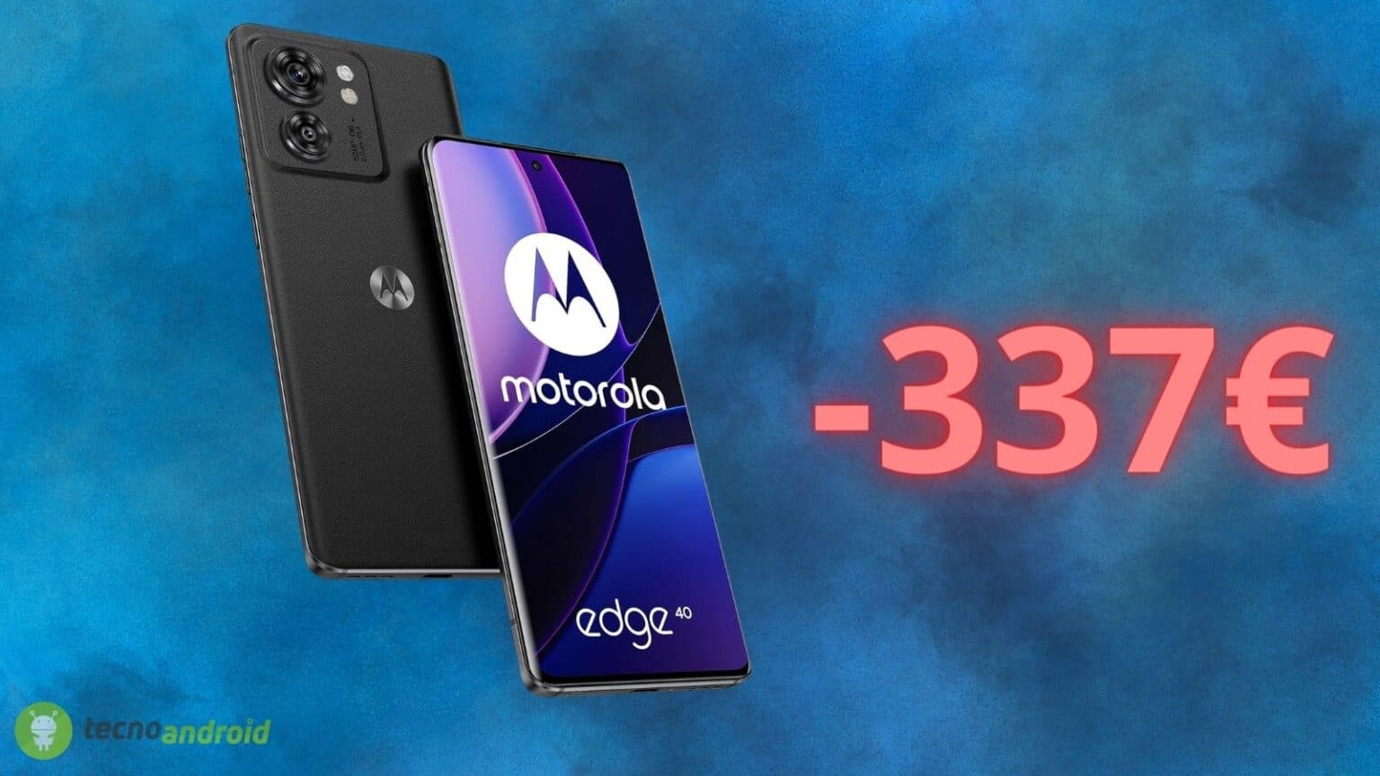 Motorola Edge 40: pazzo sconto di 337 euro su AMAZON