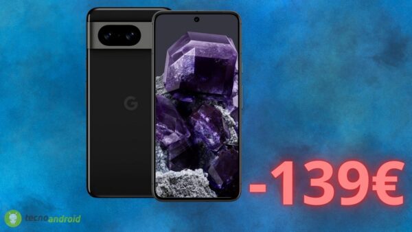 Google Pixel 8: a questo PREZZO su AMAZON è da urlo