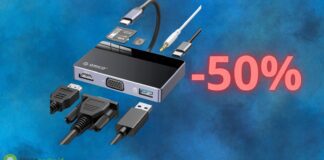 Follia AMAZON: Hub USB 7-in-1 scontato del 50%