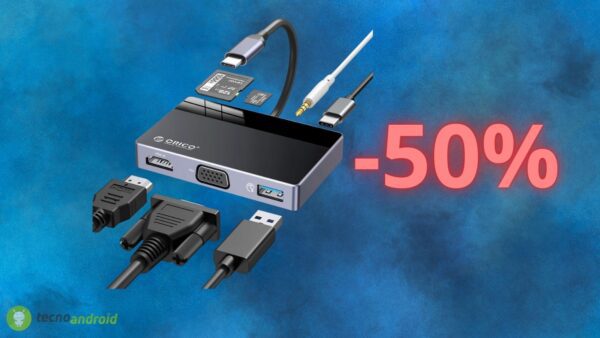 Follia AMAZON: Hub USB 7-in-1 scontato del 50%