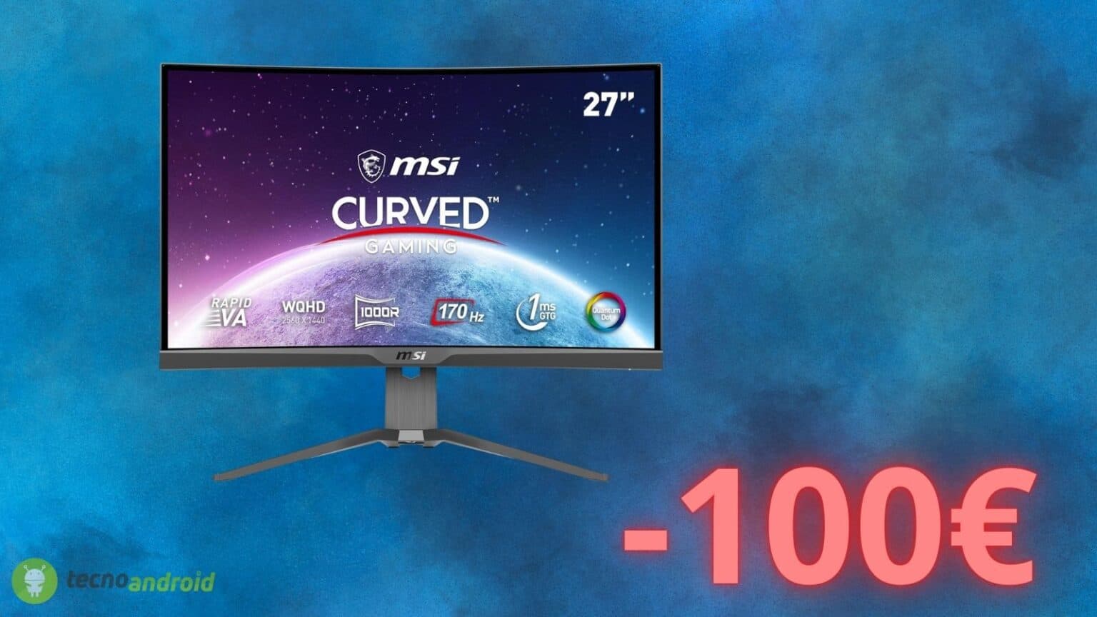 Monitor da GAMING MSI: ottimo sconto di 100€ su Amazon