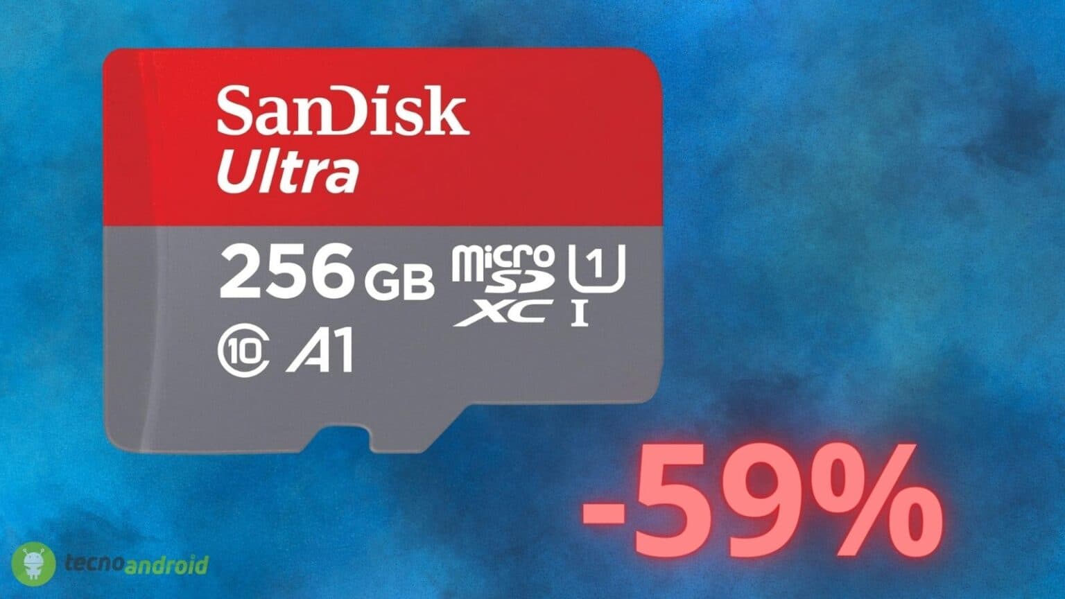 SanDisk, la microSD da 256GB è scontata del 59% su AMAZON