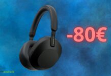 Sony WH-1000XM5: errore di prezzo su Amazon (-80€)