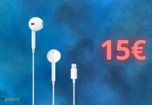Apple EarPods: prezzo di solo 15€ attivo su Amazon