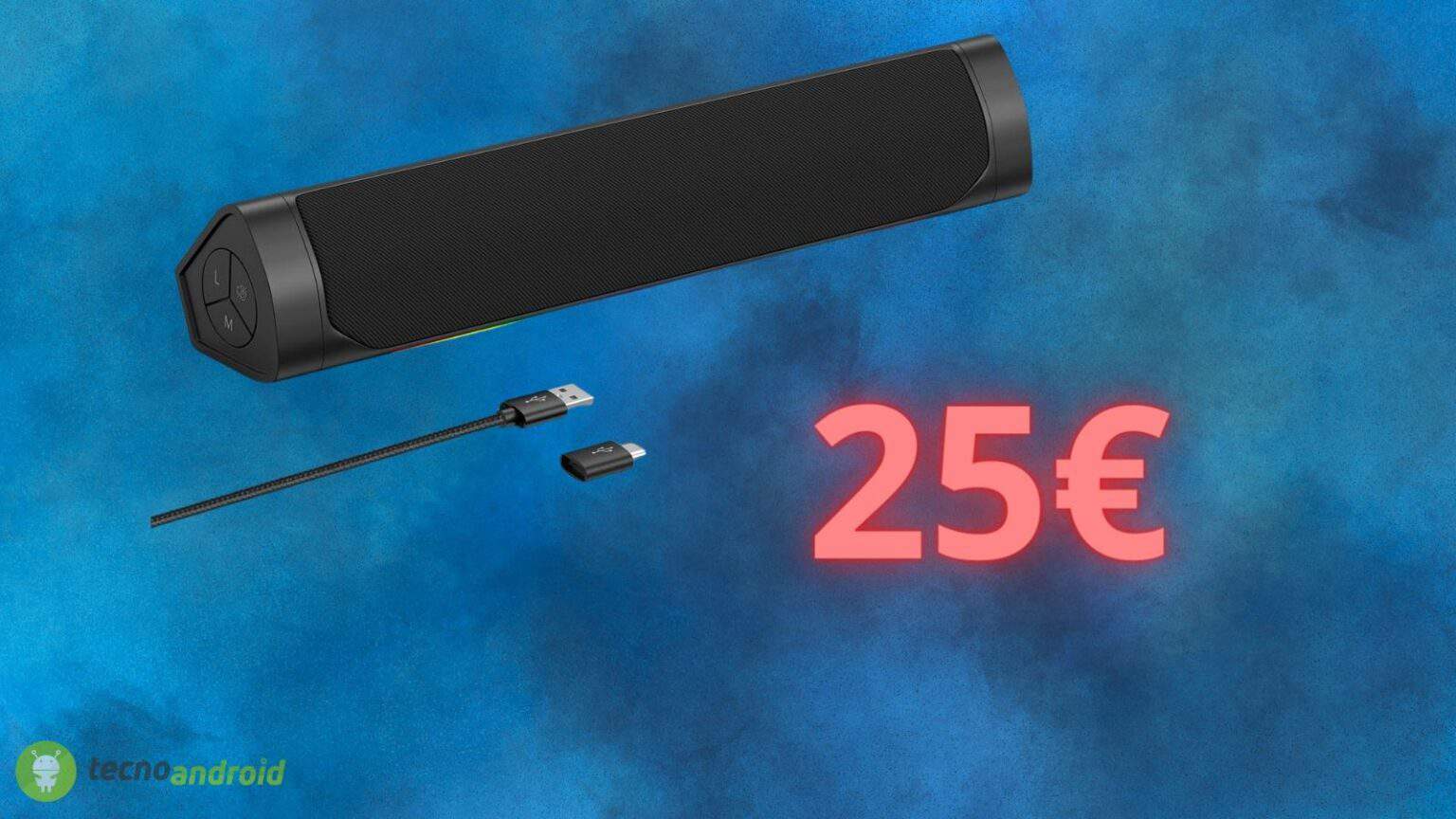 Altoparlante bluetooth compatto e potente: costa solo 25€ su AMAZON