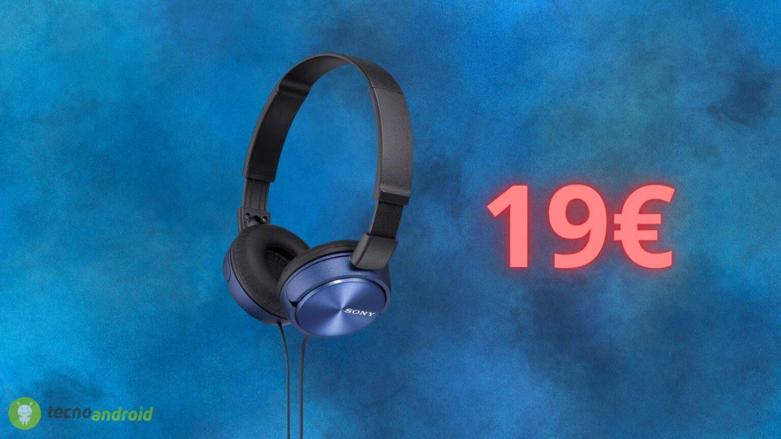 Sony: le cuffie costano solo 19€ su AMAZON